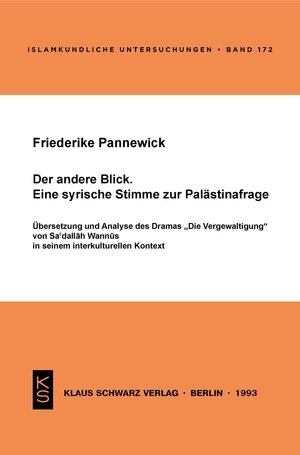 Buchcover Der andere Blick | Friederike Pannewick | EAN 9783879972180 | ISBN 3-87997-218-4 | ISBN 978-3-87997-218-0