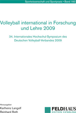 Buchcover Volleyball international in Forschung und Lehre 2009  | EAN 9783880205598 | ISBN 3-88020-559-0 | ISBN 978-3-88020-559-8