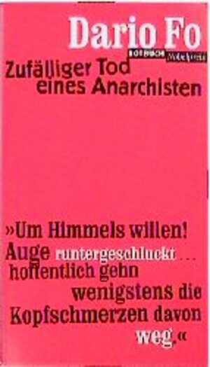 Buchcover Zufälliger Tod eines Anarchisten | Dario Fo | EAN 9783880229068 | ISBN 3-88022-906-6 | ISBN 978-3-88022-906-8