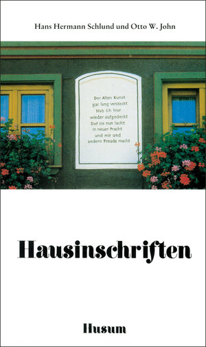 Buchcover Hausinschriften  | EAN 9783880425996 | ISBN 3-88042-599-X | ISBN 978-3-88042-599-6