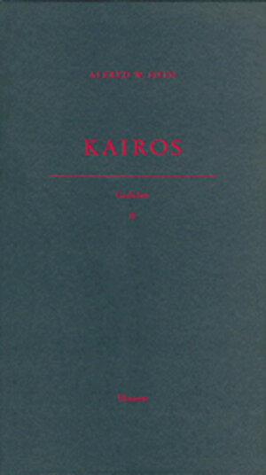 Buchcover Kairos | Alfred W Hein | EAN 9783880427730 | ISBN 3-88042-773-9 | ISBN 978-3-88042-773-0