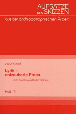 Buchcover Lyrik - entzauberte Prosa | Erika Beltle | EAN 9783880693081 | ISBN 3-88069-308-0 | ISBN 978-3-88069-308-1