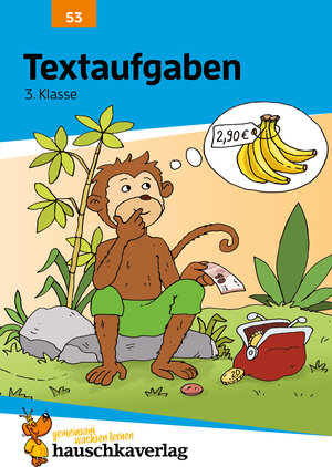 Buchcover Mathe 3. Klasse Übungsheft - Textaufgaben | Adolf Hauschka | EAN 9783881000536 | ISBN 3-88100-053-4 | ISBN 978-3-88100-053-6