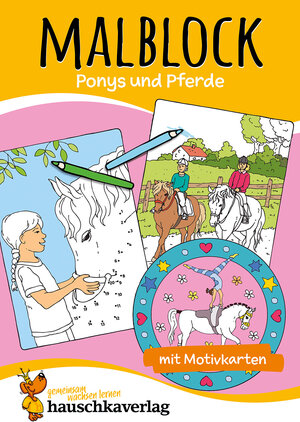Buchcover Malbuch ab 4 Jahre für Junge und Mädchen - Pferde  | EAN 9783881006040 | ISBN 3-88100-604-4 | ISBN 978-3-88100-604-0