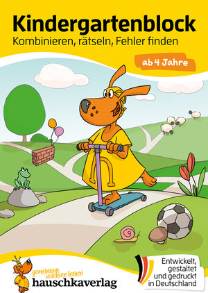 Buchcover Kindergartenblock ab 4 Jahre - Kombinieren, rätseln, Fehler finden | Ulrike Maier | EAN 9783881006095 | ISBN 3-88100-609-5 | ISBN 978-3-88100-609-5