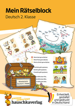 Buchcover Mein Rätselblock Deutsch 2. Klasse | Melanie Rhauderwiek | EAN 9783881006828 | ISBN 3-88100-682-6 | ISBN 978-3-88100-682-8