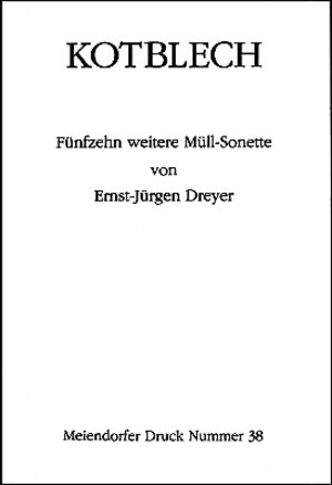 Buchcover Kotblech | Ernst J Dreyer | EAN 9783881590440 | ISBN 3-88159-044-7 | ISBN 978-3-88159-044-0