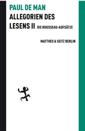 Buchcover Allegorien des Lesens II | Paul de Man | EAN 9783882215670 | ISBN 3-88221-567-4 | ISBN 978-3-88221-567-0