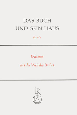 Buchcover Das Buch und sein Haus  | EAN 9783882260663 | ISBN 3-88226-066-1 | ISBN 978-3-88226-066-3
