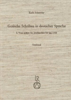 Buchcover Gotische Schriften in deutscher Sprache | Karin Schneider | EAN 9783882262810 | ISBN 3-88226-281-8 | ISBN 978-3-88226-281-0