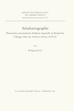 Buchcover Atlaskartographie | Wolfgang Denk | EAN 9783882264784 | ISBN 3-88226-478-0 | ISBN 978-3-88226-478-4