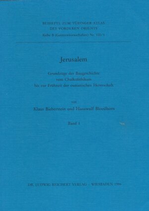 Buchcover Jerusalem | Klaus Bieberstein | EAN 9783882266719 | ISBN 3-88226-671-6 | ISBN 978-3-88226-671-9