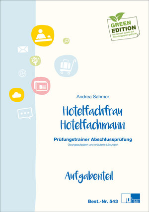 Buchcover Hotelfachmann/Hotelfachfrau | Andrea Sahmer | EAN 9783882345438 | ISBN 3-88234-543-8 | ISBN 978-3-88234-543-8