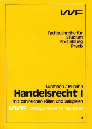 Buchcover Handelsrecht | Ulrich Luhmann | EAN 9783882599053 | ISBN 3-88259-905-7 | ISBN 978-3-88259-905-3