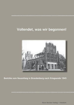 Buchcover Vollendet, was wir begonnen!  | EAN 9783883721873 | ISBN 3-88372-187-5 | ISBN 978-3-88372-187-3