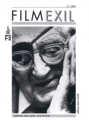 Adressat Fritz Lang, Hollywood (FILMEXIL 17)