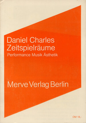 Buchcover Zeitspielräume | Daniel Charles | EAN 9783883960678 | ISBN 3-88396-067-5 | ISBN 978-3-88396-067-8