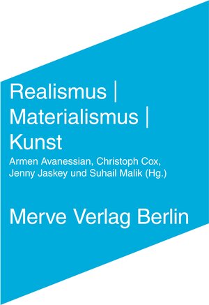 Buchcover Realismus | Materialismus | Kunst | Tristan Garcia | EAN 9783883963648 | ISBN 3-88396-364-X | ISBN 978-3-88396-364-8
