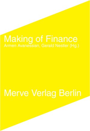 Buchcover Making of Finance | EAN 9783883963747 | ISBN 3-88396-374-7 | ISBN 978-3-88396-374-7
