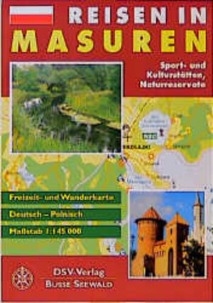 Buchcover Reisen in Masuren. Freizeit- und Wanderkarte 1:145000 | Norbert von Frankenstein | EAN 9783884122440 | ISBN 3-88412-244-4 | ISBN 978-3-88412-244-0