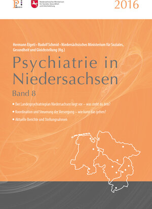 Buchcover Psychiatrie in Niedersachsen 2016  | EAN 9783884146736 | ISBN 3-88414-673-4 | ISBN 978-3-88414-673-6