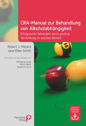 Buchcover CRA-Manual zur Behandlung von Alkoholabhängigkeit | Robert J Meyers | EAN 9783884146774 | ISBN 3-88414-677-7 | ISBN 978-3-88414-677-4
