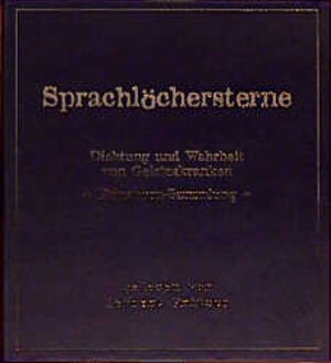 Buchcover Sprachlöchersterne | Herbert Fritsch | EAN 9783884231333 | ISBN 3-88423-133-2 | ISBN 978-3-88423-133-3