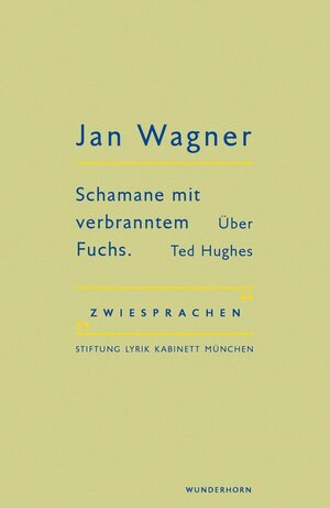 Buchcover Schamane mit verbranntem Fuchs | Jan Wagner | EAN 9783884235317 | ISBN 3-88423-531-1 | ISBN 978-3-88423-531-7