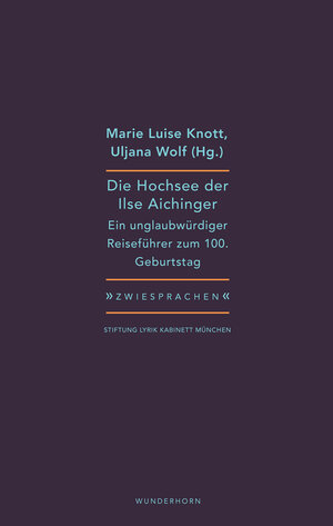 Buchcover Die Hochsee der Ilse Aichinger | EAN 9783884236567 | ISBN 3-88423-656-3 | ISBN 978-3-88423-656-7
