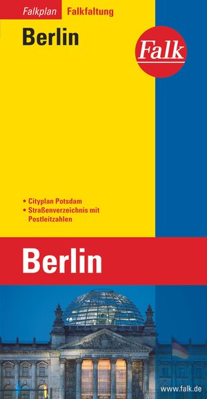 Falkplan Falk-Faltung Berlin mit Cityplan Potsdam