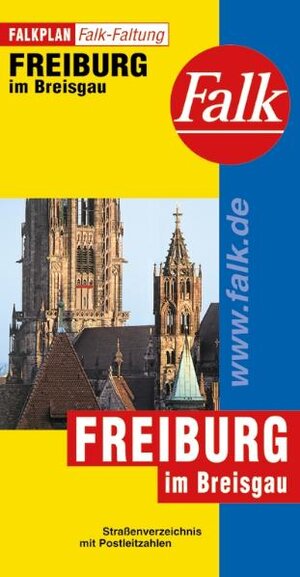 Falkplan Falk-Faltung Freiburg im Breisgau