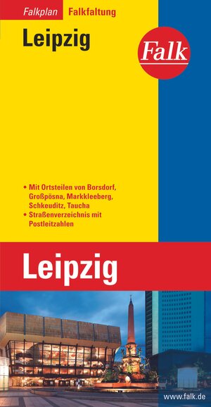 Falkplan Falk-Faltung Leipzig