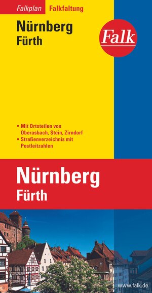 Falkplan Falk-Faltung Nürnberg / Fürth