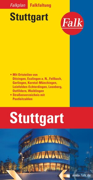 Falkplan Falk-Faltung Stuttgart