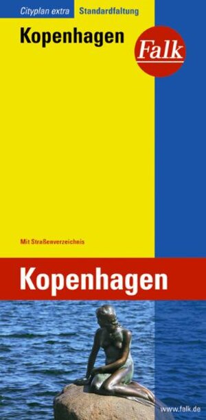 Falk Cityplan Extra Standardfaltung International Kopenhagen mit Straßenverzeichnis