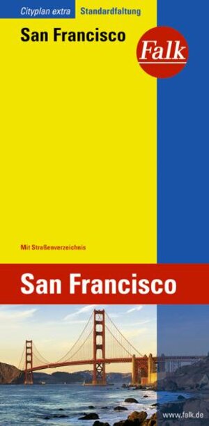 Falk Cityplan Extra Standardfaltung International San Francisco mit Straßenverzeichnis