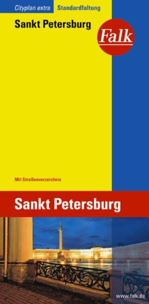 Falk Cityplan Extra Standardfaltung International St. Petersburg mit Straßenverzeichnis