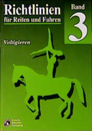 Buchcover Richtlinien für Reiten und Fahren / Voltigieren  | EAN 9783885422648 | ISBN 3-88542-264-6 | ISBN 978-3-88542-264-8