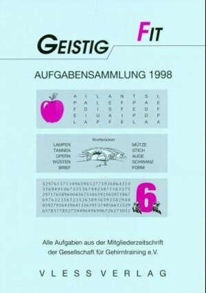 Buchcover Geistig Fit - Aufgabensammlung'98 | Friederike Sturm | EAN 9783885620853 | ISBN 3-88562-085-5 | ISBN 978-3-88562-085-3