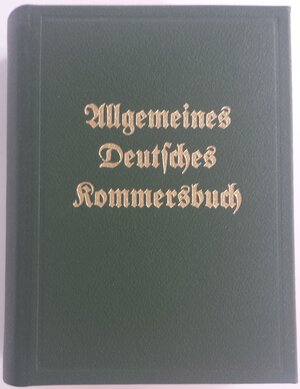 Buchcover Allgemeines Deutsches Kommersbuch  | EAN 9783885713425 | ISBN 3-88571-342-X | ISBN 978-3-88571-342-5