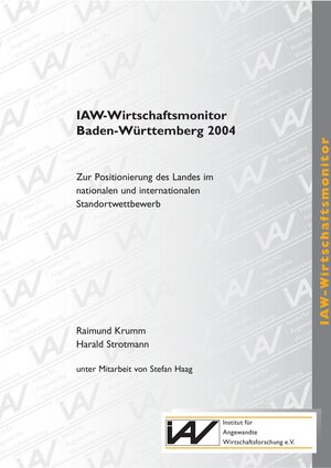 Buchcover IAW-Wirtschaftsmonitor Baden-Württemberg 2004 | Raimund Krumm | EAN 9783885730712 | ISBN 3-88573-071-5 | ISBN 978-3-88573-071-2