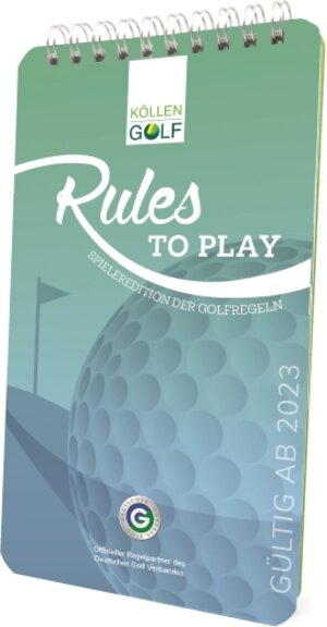 Buchcover Golfregeln - Rules to play | EAN 9783885795735 | ISBN 3-88579-573-6 | ISBN 978-3-88579-573-5