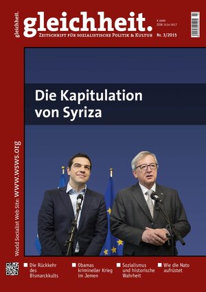 Buchcover Die Kapitulation von Syriza  | EAN 9783886349111 | ISBN 3-88634-911-X | ISBN 978-3-88634-911-1