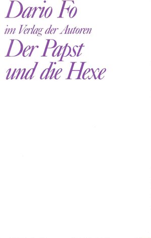 Buchcover Der Papst und die Hexe | Dario Fo | EAN 9783886611171 | ISBN 3-88661-117-5 | ISBN 978-3-88661-117-1