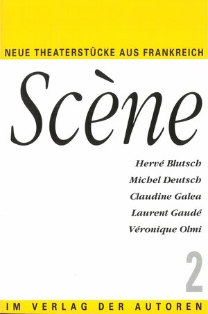 Buchcover Scène 2 | Hervé Blutsch | EAN 9783886612222 | ISBN 3-88661-222-8 | ISBN 978-3-88661-222-2