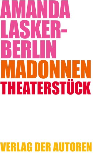 Buchcover Madonnen | Amanda Lasker-Berlin | EAN 9783886614288 | ISBN 3-88661-428-X | ISBN 978-3-88661-428-8
