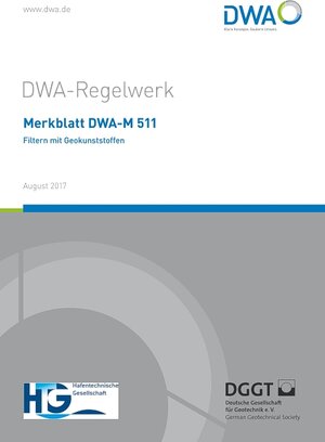 Buchcover Merkblatt DWA-M 511 Filtern mit Geokunststoffen  | EAN 9783887215002 | ISBN 3-88721-500-1 | ISBN 978-3-88721-500-2