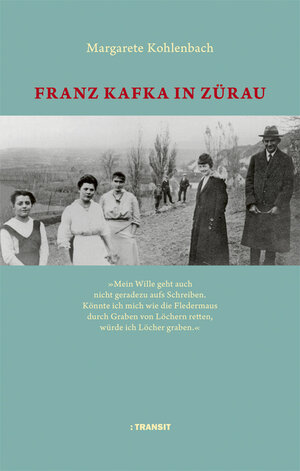 Buchcover Franz Kafka in Zürau | Margarete Kohlenbach | EAN 9783887474089 | ISBN 3-88747-408-2 | ISBN 978-3-88747-408-9