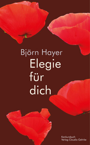 Buchcover Elegie für dich | Björn Hayer | EAN 9783887691554 | ISBN 3-88769-155-5 | ISBN 978-3-88769-155-4