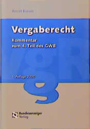 Buchcover Vergaberecht | Arnold Boesen | EAN 9783887848156 | ISBN 3-88784-815-2 | ISBN 978-3-88784-815-6